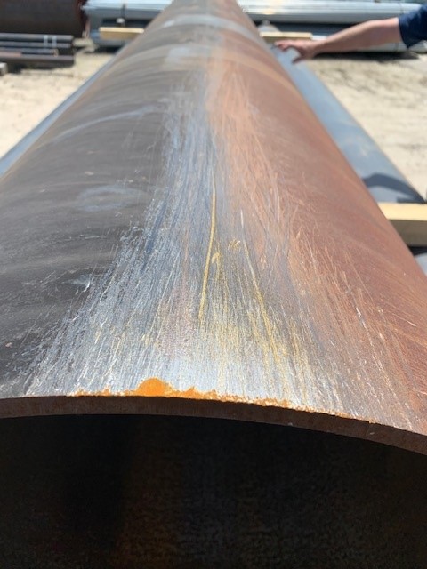 Steel Pipe Idaho Close Up
